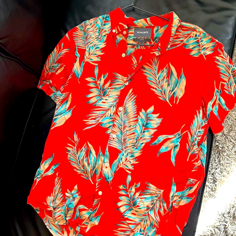 Bonobos Hawaiian shirt, great condition, $25 OBO